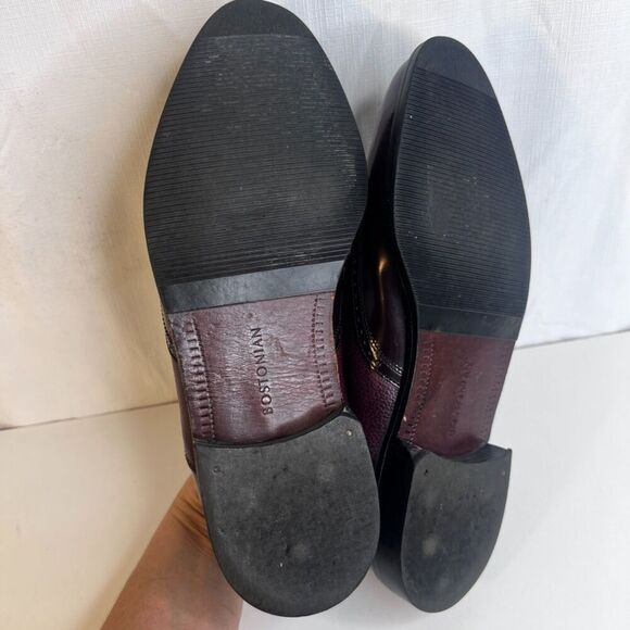 Bostonian Florentine Oxford Wingtip Brogue Dress Shoe Size 8.5 Made in Italy - Picture 10 of 13